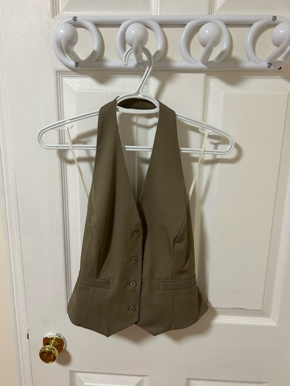 OAK + FORT Halter Suiting Vest